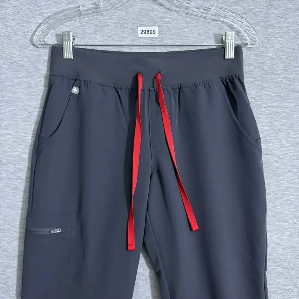 Figs Women’s Size XS Gray #5315 High Waisted Zamora Jogger Scrub Pants